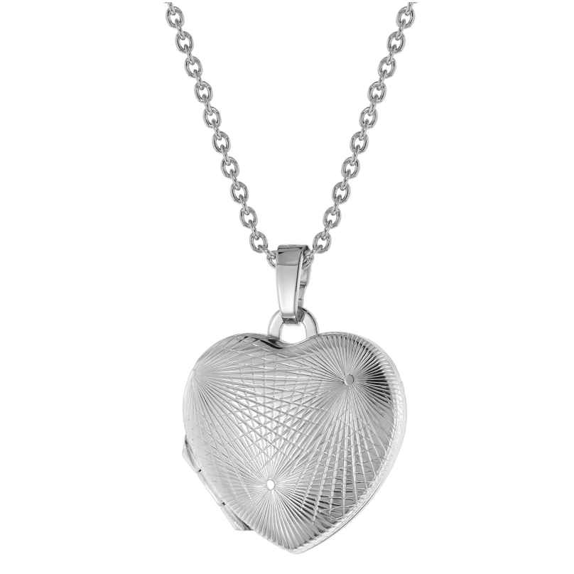 trendor 75752 Ladies' Necklace with Heart Locket Silver 925
