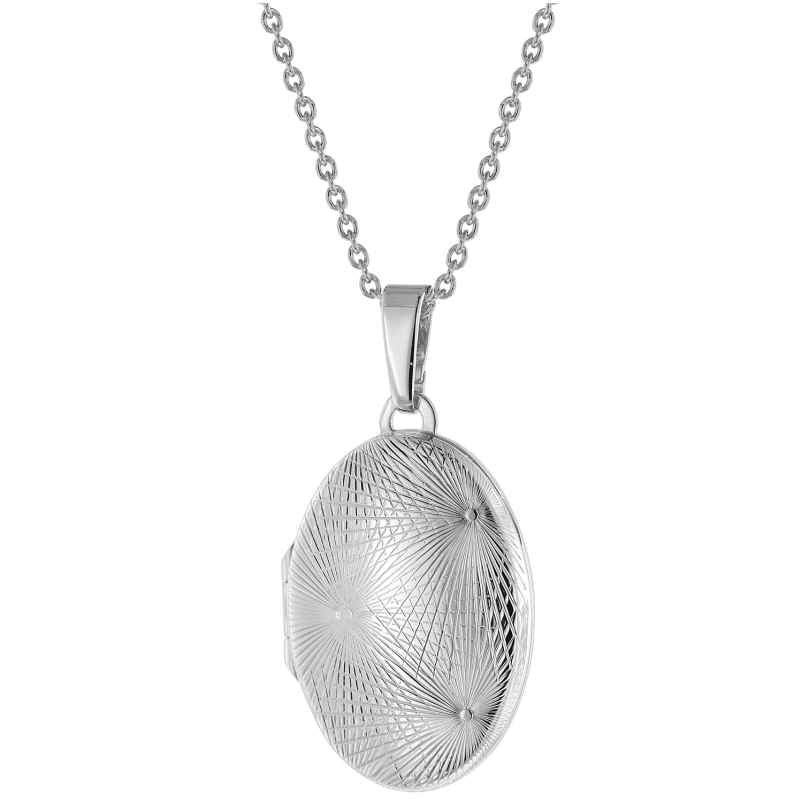 trendor 75755 Ladies' Necklace with Locket Silver 925