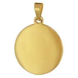 trendor 75884 Damen-Halskette mit Engel-Anhänger Gold auf Edelstahl Ankerkette
