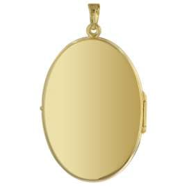 trendor 39095 Locket Pendant Women's Necklace Gold Plated Silver 925