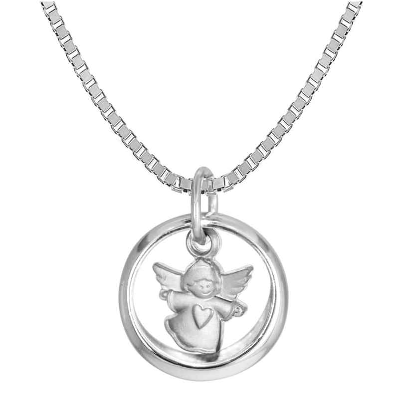 trendor 39446 Baptism Necklace 925 Silver Pendant With Angel