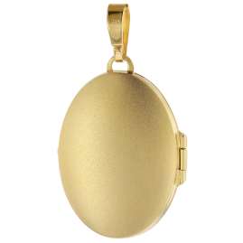 trendor 39538 Locket Pendant Necklace Gold Plated 925 Silver