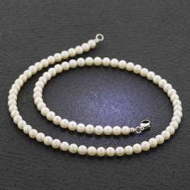 trendor 51646 Pearl Necklace Freshwater Cultured Pearls 5-6 mm
