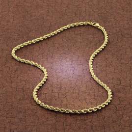 trendor 51878 Women's Necklace 333 Gold / 8 Carat Rope Chain 45 cm Long