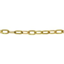 trendor 51895 Ladies' Necklace 585 Gold / 14 Carat Flat Anchor 1.1 mm Wide