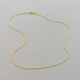 trendor 51896 Goldkette für Anhänger 585 Gold 14 Karat Anker-Halskette 1,3 mm