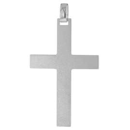 trendor 51938 Men's Necklace with Cross 925 Silver Matt