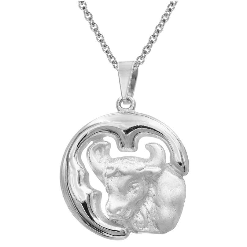 trendor 41002-5 Taurus Zodiac Sign with Necklace 925 silver