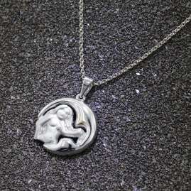 trendor 41002-9 Jungfrau Sternzeichen mit Halskette 925 Silber