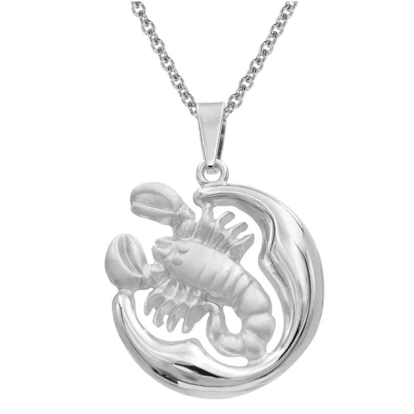 trendor 41002-11 Scorpio Zodiac Sign with Necklace 925 Silver
