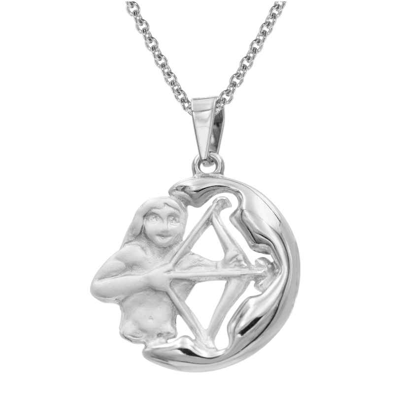 trendor 41002-12 Sagittarius Zodiac Sign with Necklace 925 Silver