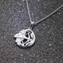 trendor 41002-12 Sagittarius Zodiac Sign with Necklace 925 Silver