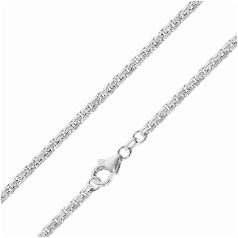 trendor 41151 Necklace Silver 925 Box Chain 3.7 mm wide