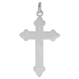 trendor 41384 Herren-Halskette mit orthodoxem Kreuz 35 mm 925 Silber