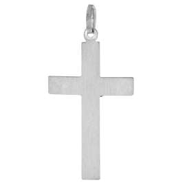 trendor 41404 Herren-Halskette mit Kreuz Silber 925 Kruzifix-Anhänger