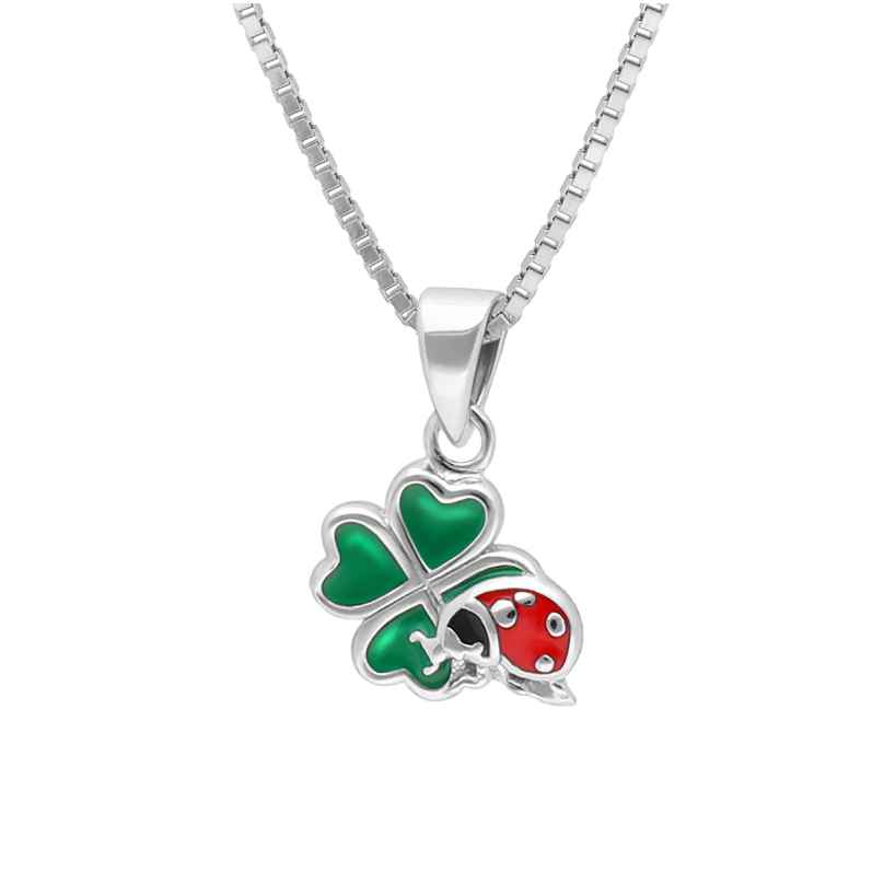 trendor 41686 Children's Necklace Silver 925 with Lucky Charm