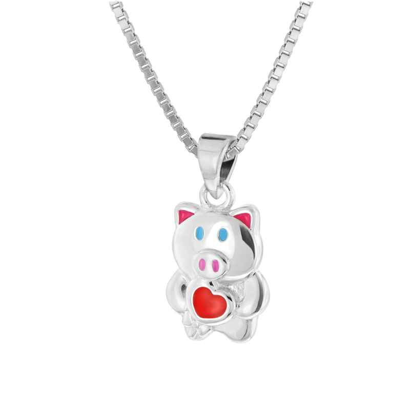 trendor 41694 Children's Necklace with Lucky Pig 925 Silver