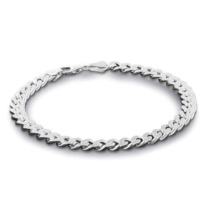 trendor 85864 Bracelet For Men 925 Silver Curb Chain 6,9 mm