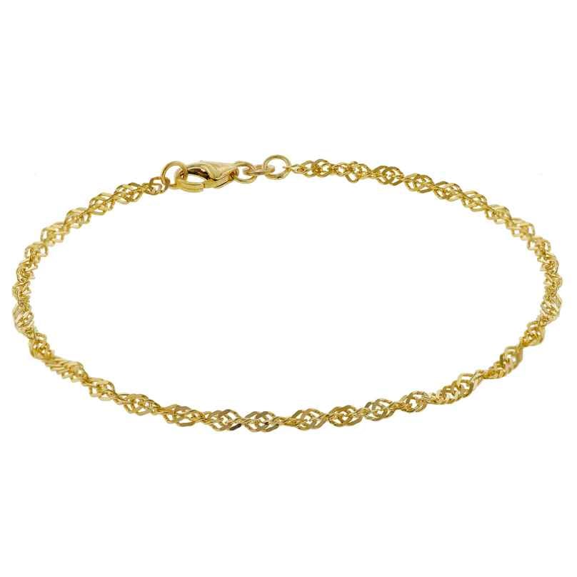trendor 50521 Bracelet Women 333 Gold Singapore 2.4 mm 4260435350521
