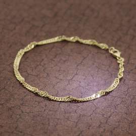 trendor 50521 Bracelet Women 333 Gold Singapore 2.4 mm