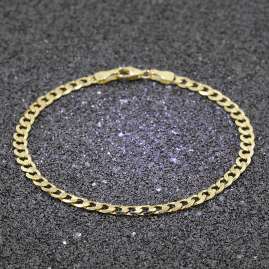 trendor 75654 Ladies' Curb Chain Bracelet Gold 333 (8 Carat)