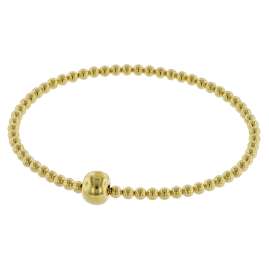trendor 75661 Elastic Ladies' Bracelet Gold Plated Silver