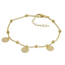 trendor 75670 Bracelet for Young Ladies' Gold Plated Silver