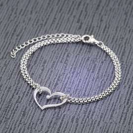 trendor 75893 Ladies' Bracelet Stainless Steel Heart