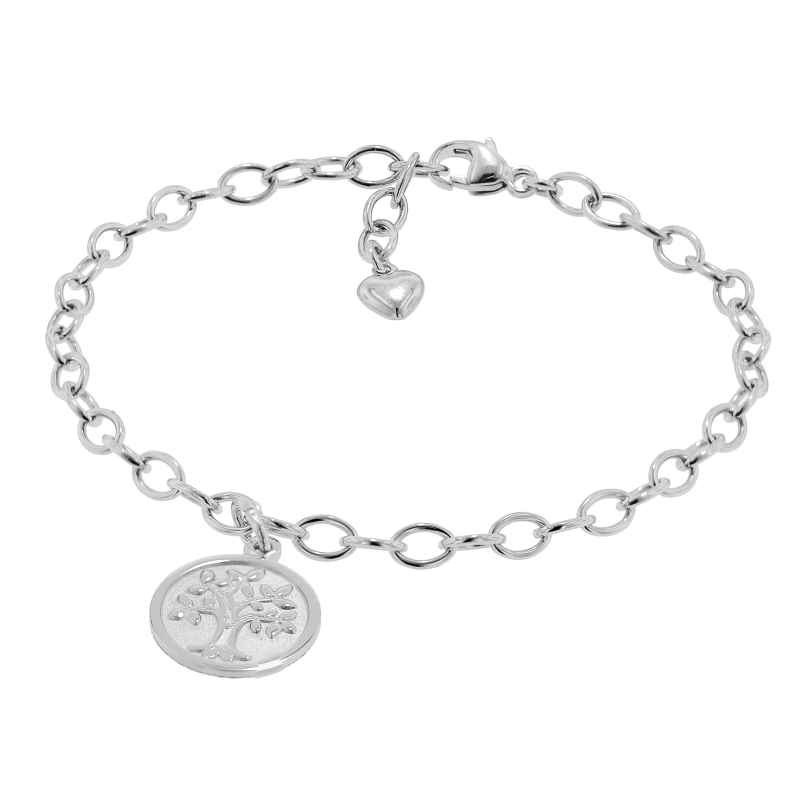 trendor 51175 Girls Bracelet with Tree Of Life 925 Sterling Silver 18 cm 4260727511753