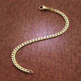 trendor 51875 Bracelet Gold 333/8K Curb Chain Width 4.7 mm