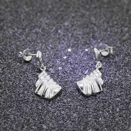 trendor 80739 Silver Ladies' Drop Earrings