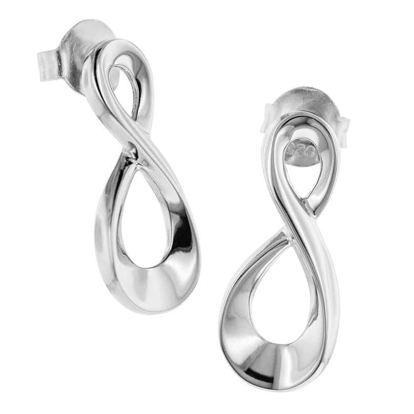 trendor 08775 Silver Earrings Infinity 4260497087755