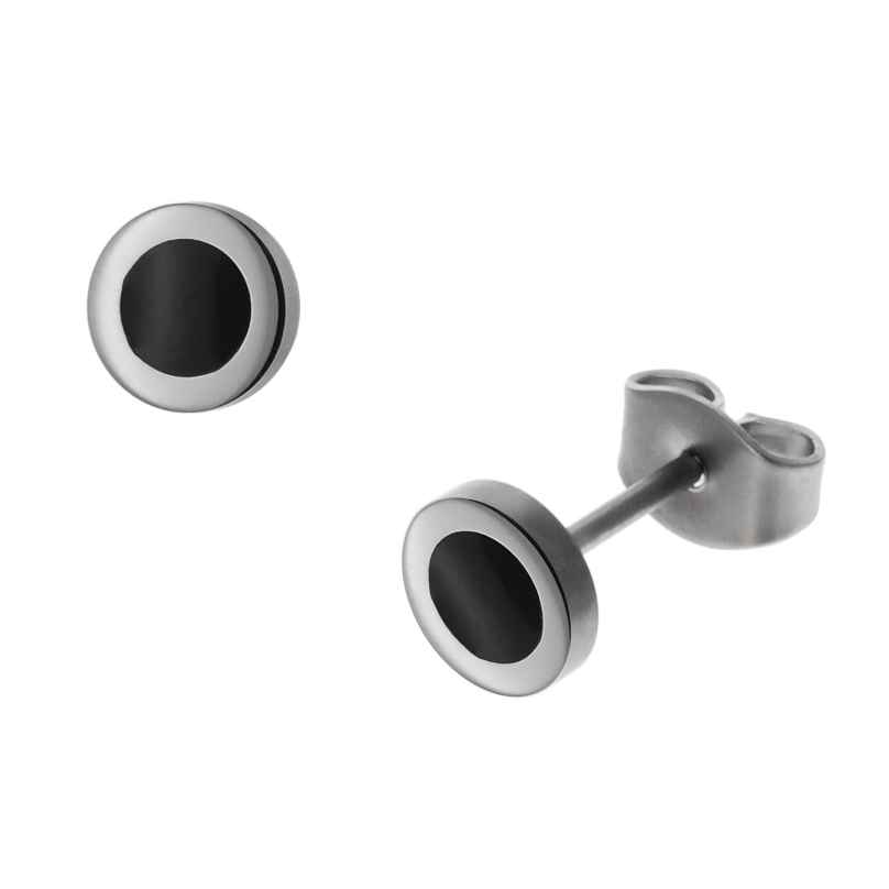 trendor 08906 Men's Earrings Stainless Steel 6.1 mm 4260497089063