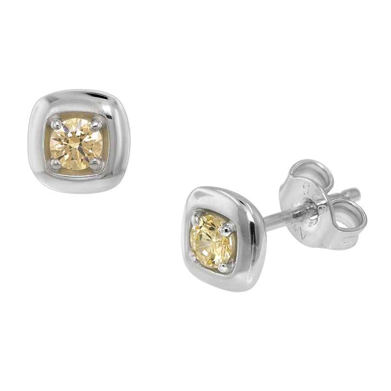 trendor 75081 Ohrringe für Damen Silber 925 mit Zirkonia 6 mm 4260641750818