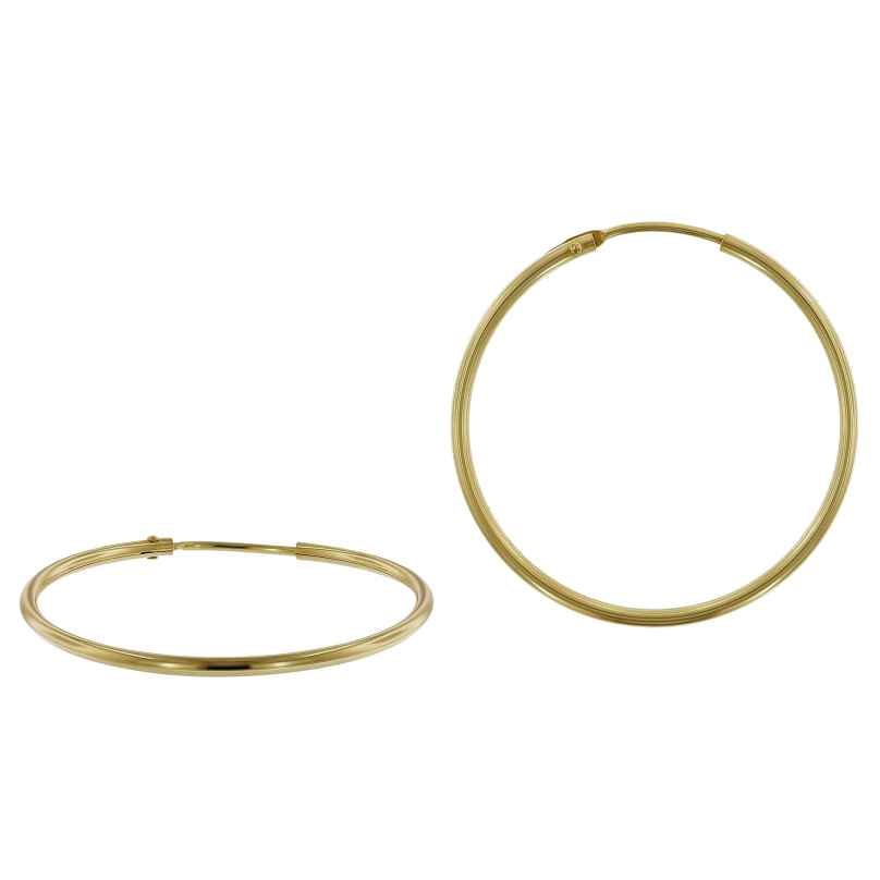 trendor 51167 Hoop Earrings Gold 333 / 8K Ø 32 mm 4260727511678