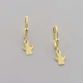 trendor 51940 Children's Earrings Angel 333 (8 K) Gold Earrings for Girls