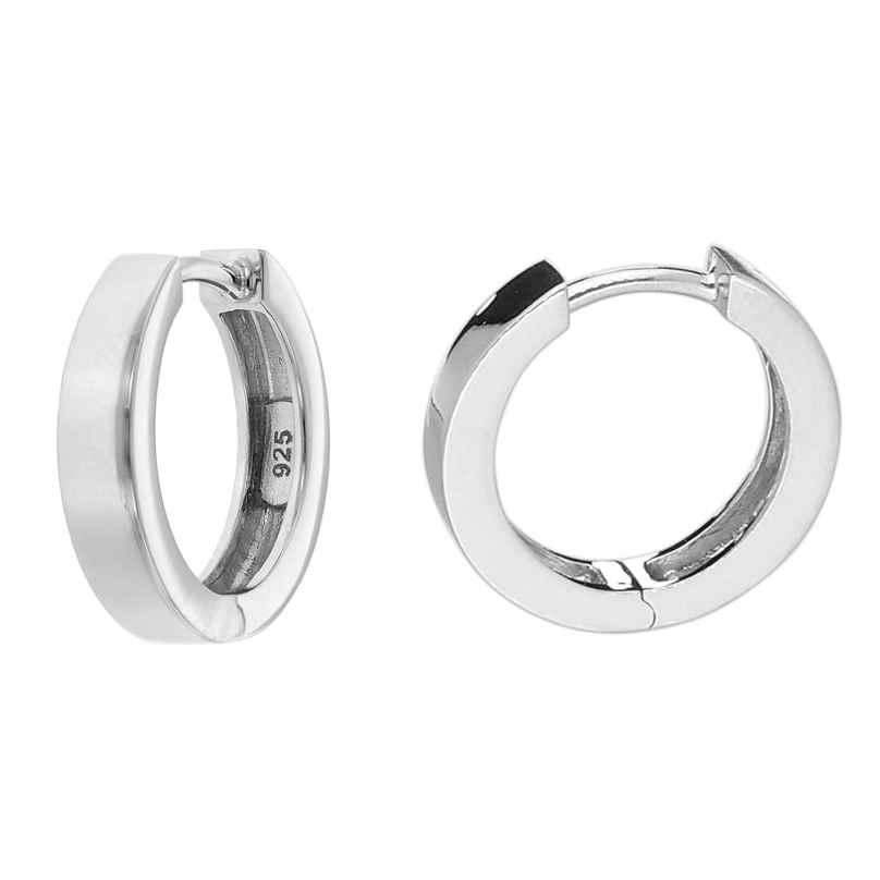 trendor 41579 Earrings For Women And Men 925 Silver Hoop Earrings Ø 16 mm 4260769415798