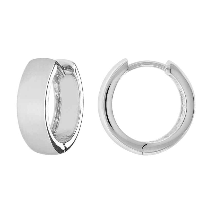 trendor 41581 Hoop Earrings for Women and Men 925 Silver Ø 16 mm 4260769415811