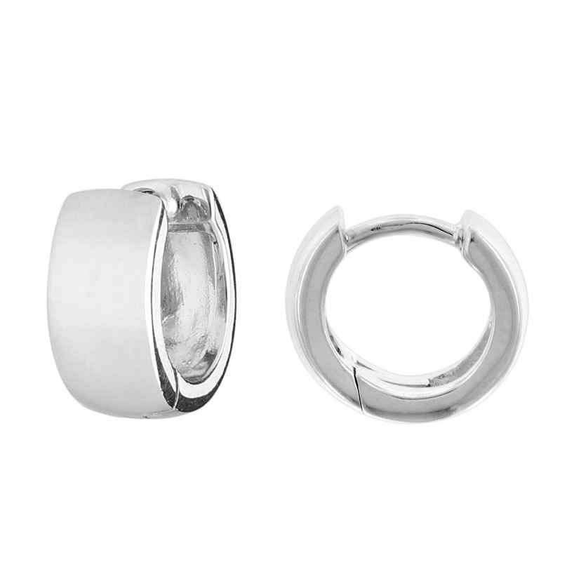 trendor 41582 Unisex Hoop Earrings 925 Silver Ø 12 mm 4260769415828