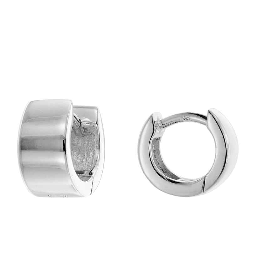 trendor 41584 Hoop Earrings for Men and Women 925 Silver Ø 10 mm 4260769415842