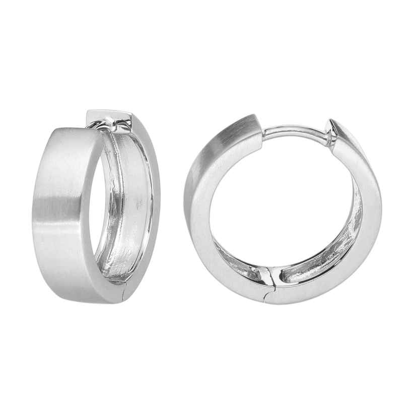 trendor 41585 Hoop Earrings for Men and Women 925 Silver Ø 18 mm 4260769415859