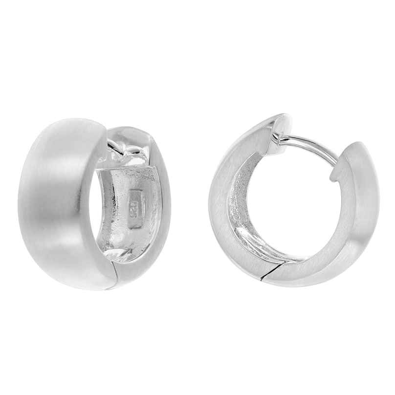 trendor 41602 Ohrringe für Damen und Herren Silber 925 Creolen Ø 15 mm 4260769416023