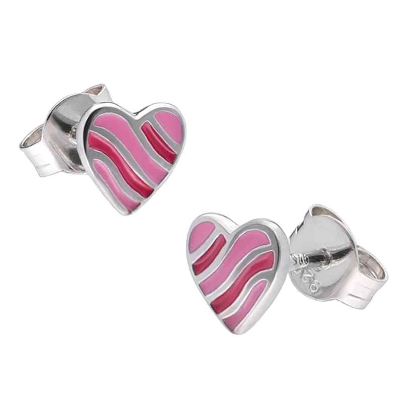 trendor 41638 Children's Earrings Silver 925 Heart Studs 4260769416382