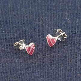 trendor 41638 Children's Earrings Silver 925 Heart Studs