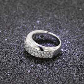 trendor 64697 Silver Ring with Zirconias