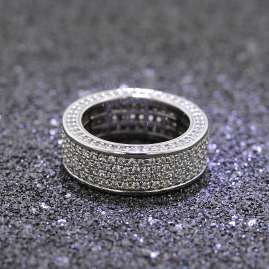 trendor 66868 Silver Ring with Zirconias