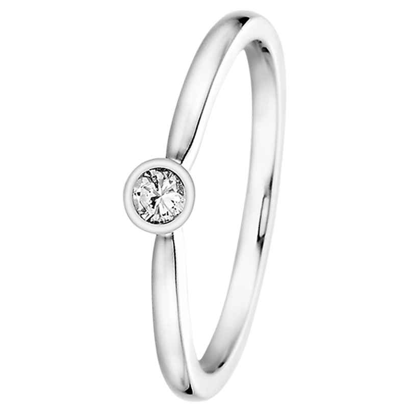 trendor 532477 Ladies Solitaire Ring with Diamond