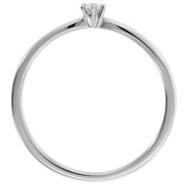 trendor 26932.005WG Ladies' Ring White Gold 585/14 ct. with 0.05 ct Diamond