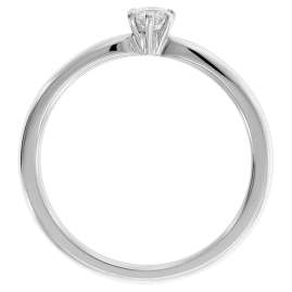 trendor 26932.015WG Ladies' Ring White Gold 585/14 ct. with Diamond 0.15 ct