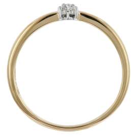 trendor 51750 Damen Brillantring Gold 585/14K Diamantring